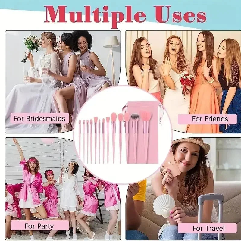 Bristle Makeup Brush Set