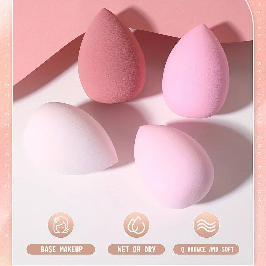 5 Bags of Beauty Eggs Makeup Sponge (Beauty Egg), Foundation Make-Up Mixed Beauty Sponge, Flawless Liquid, Cream and Powder, Mu