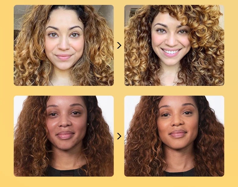 Curly Hair Mousse Care Coconut Oil Smoothing Frizz Enhanced Wavy Shampoo Styling Cream Mousse Foam Dry Damaged Frizz Hair Care