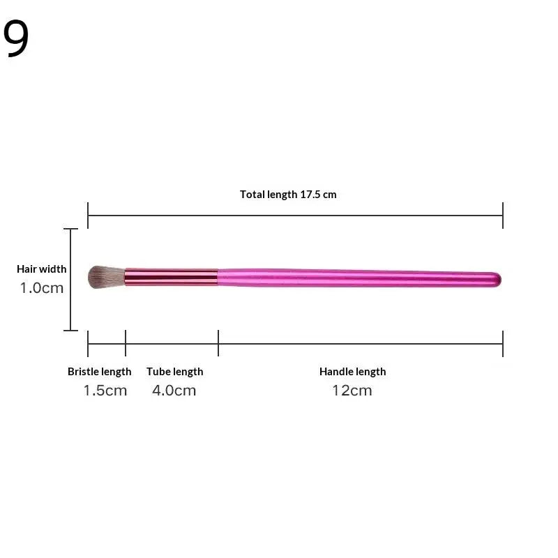 Makeup Brush - Premium Quality Cosmetic Brushes For Face And Eyes Foundation Powder BB Cream Blush