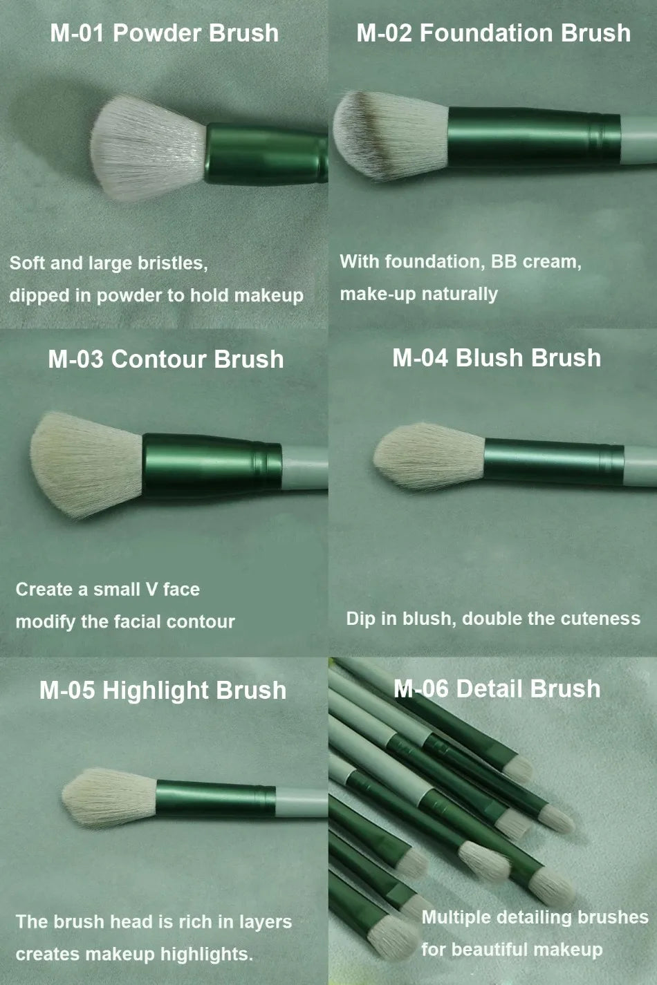 13PCS Makeup Brushes Set Eye Shadow Foundation Women Cosmetic Brush Eyeshadow Blush Beauty Soft Tools Bag Makeup Brush Set
