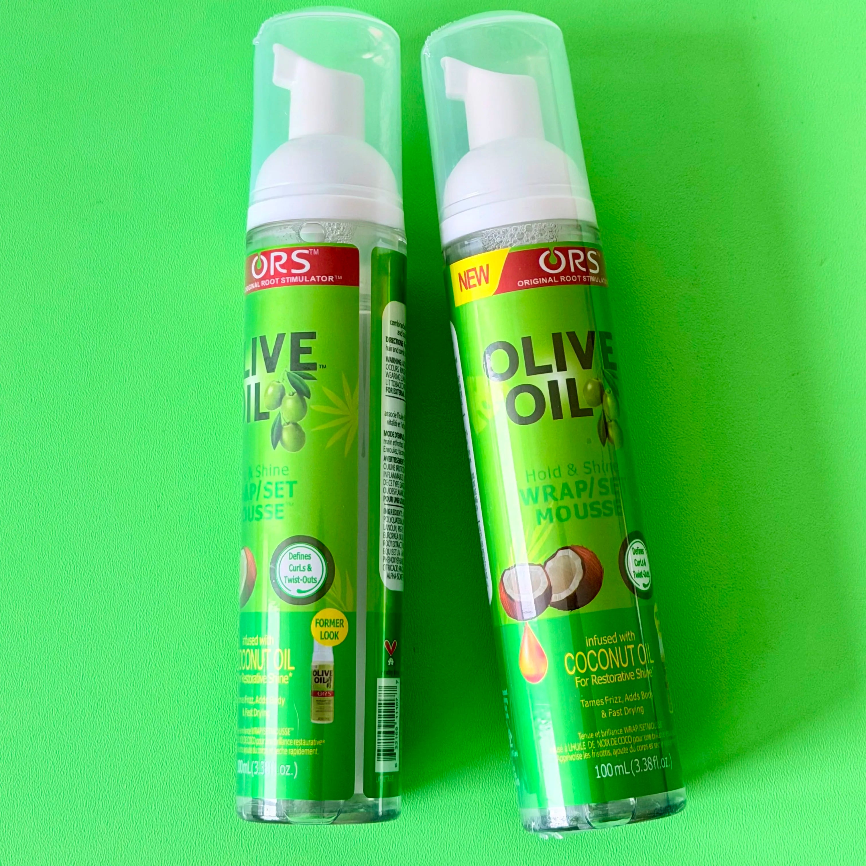 Curly Hair Mousse For Wigs Strong Hold Olive Oil Hair Styling Mousse Anti-Frizz Hair Foam Mousse For Styling Hair Women Men