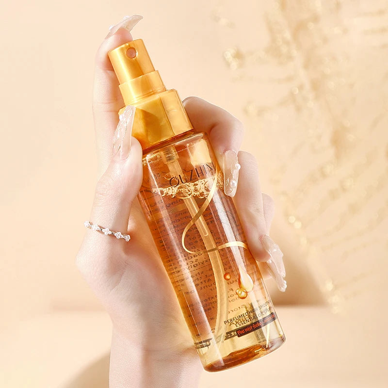 Hair Care Essential Oil Spray, Nourishing & Repair, Smooth Shiny Finish, Long-Lasting Fragrance, Easy Use for All Hair Types