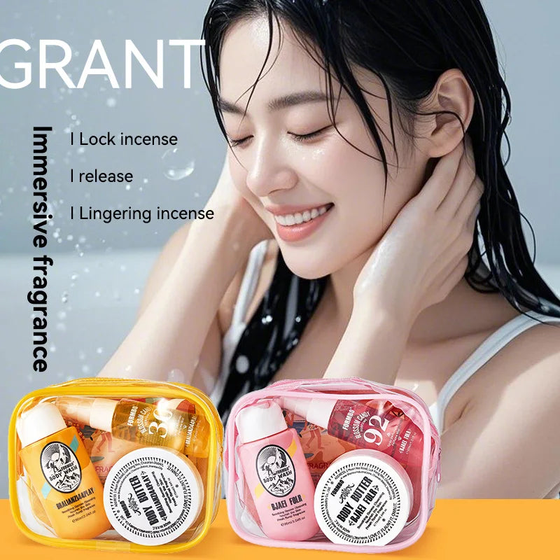 Formbo 3-in-1 Fragrance Lotion Set! Plant-Derived Fragrance That's Not Overpowering, Shea Butter Body Lotion That Won'T Cause Skin Irritation, 8-Hour Fragrance That Creates a'False Body Scent' for You, One Bottle That Provide