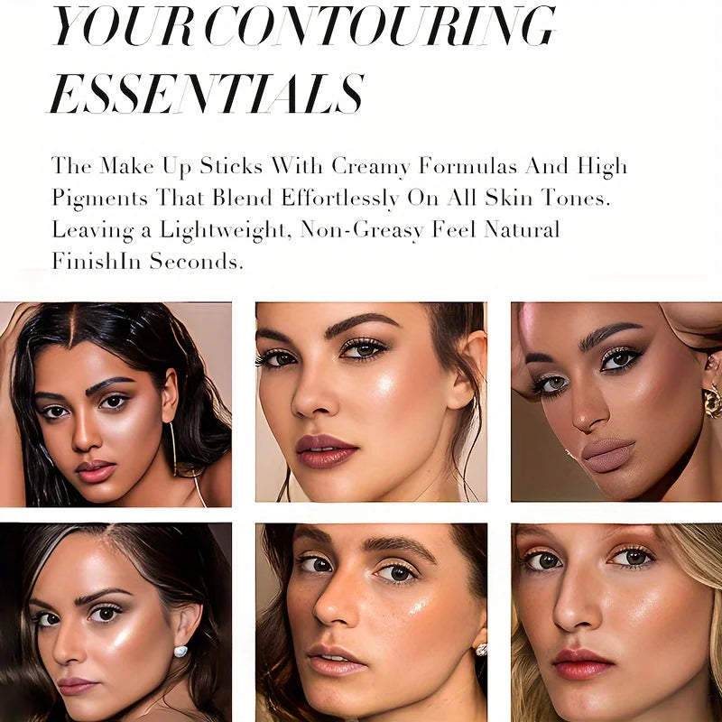 2026 Beauty Glazed 2 Color Liquid Contouring To Enhance The Facial Contour,Waterproof ,Matte,V-face Shaping Contour Face Makeup