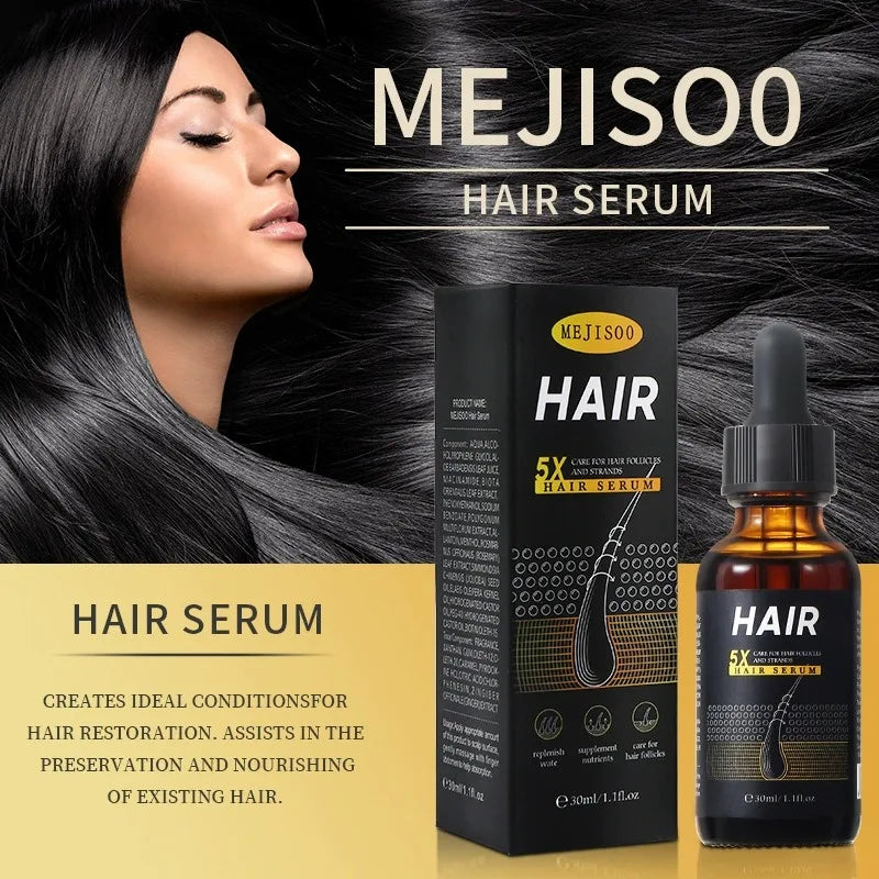 No need to worry about thin, fine hair—super convenient, fast-acting hair care oil.