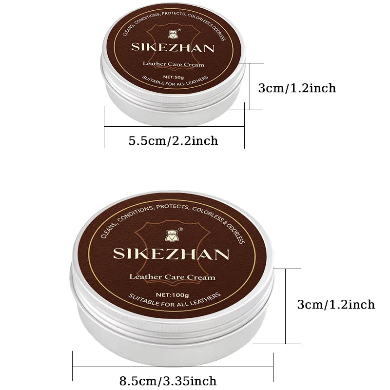 Leather Shoe Care Cream – Colorless Shoe Polish and Leather Conditioner To Clean, Nourish, Restore and Protect Shoes and Boots