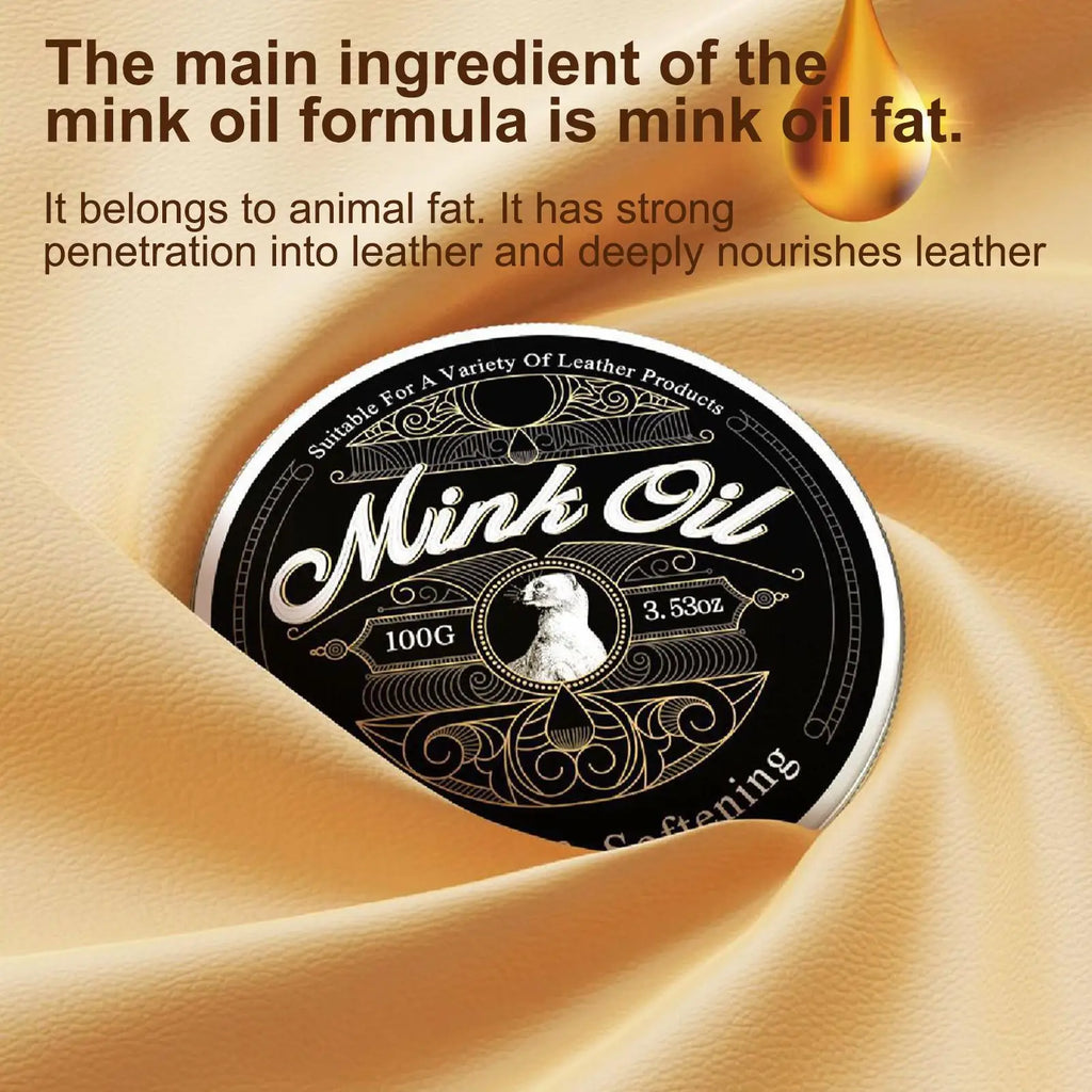 100g Leather Care Cream Paste Natural Leather Conditioner Genuine leather mink cream care oil Refurbishing Restoration Agent