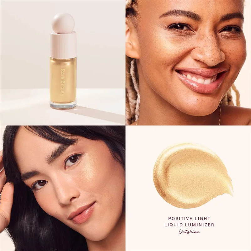 New Rare Beauty 3D Face Contour Liquid Bronzer Shade Smooth Highlight Mirror Lasting Natural Nose Waterproof Brighten Cosmetics