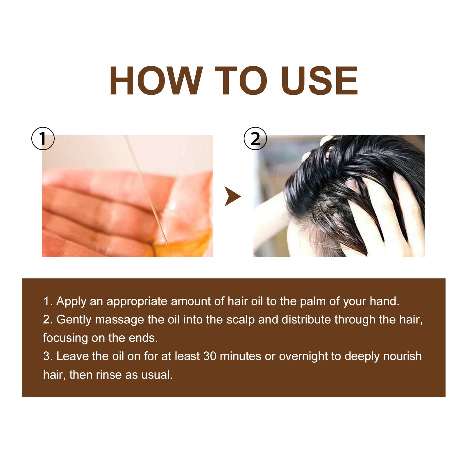 HOEGOA 100mL Moroccan Hair Oil Effectively Promotes Hair Health Reduces Breakage Moisturizing Reduces Dryness Hair Treatment Oil