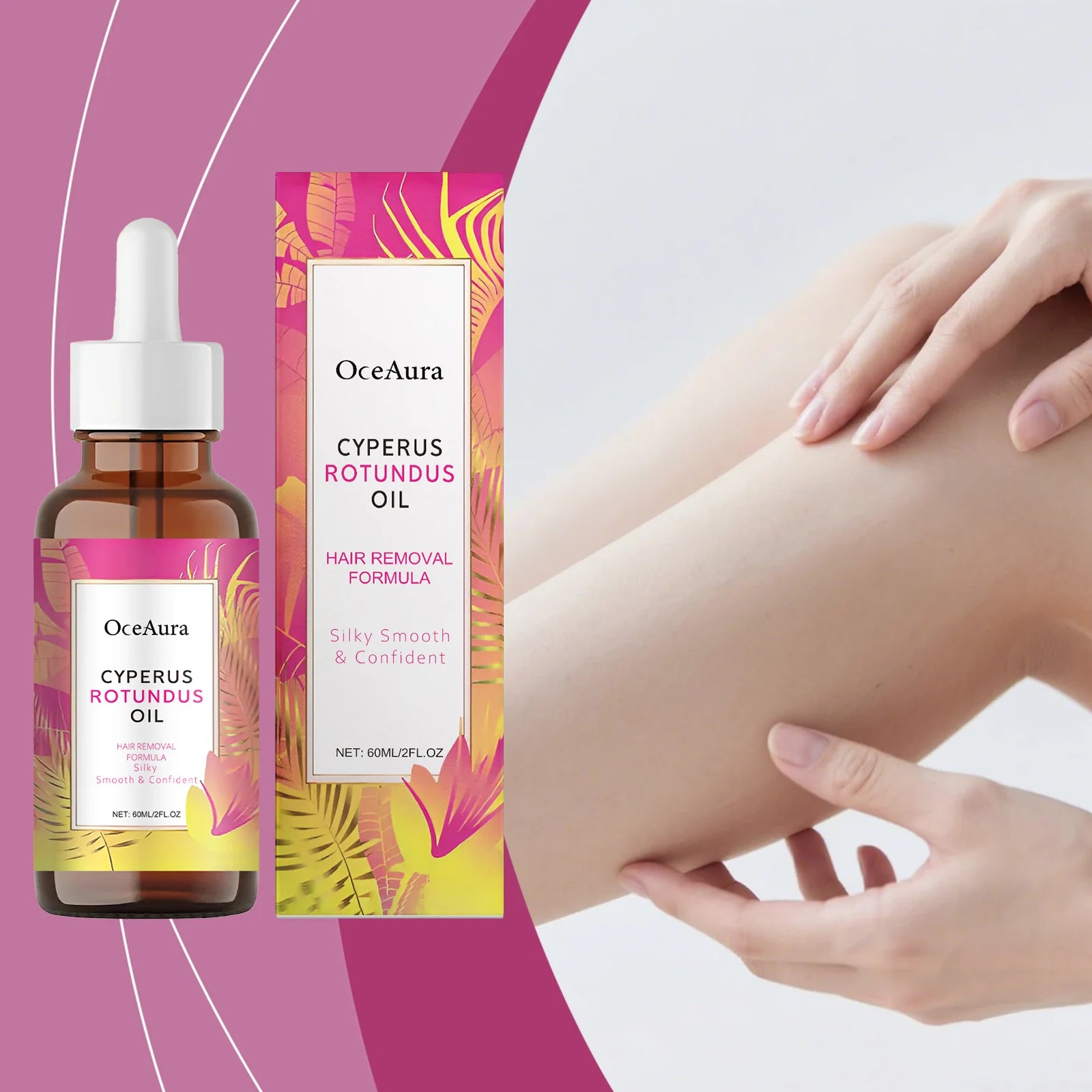 Hair Removal Care Essential Oil: Gentle Skin Care, Clean Hair Removal, Moisturizing, Daily Care Essential Oil