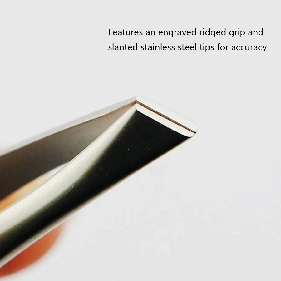 LED Lighted Eyebrow Tweezers