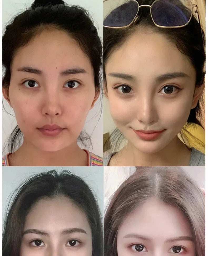 Beauty salon facials, plumping and plumping plant essences, hydrating and lightening temples, facial set