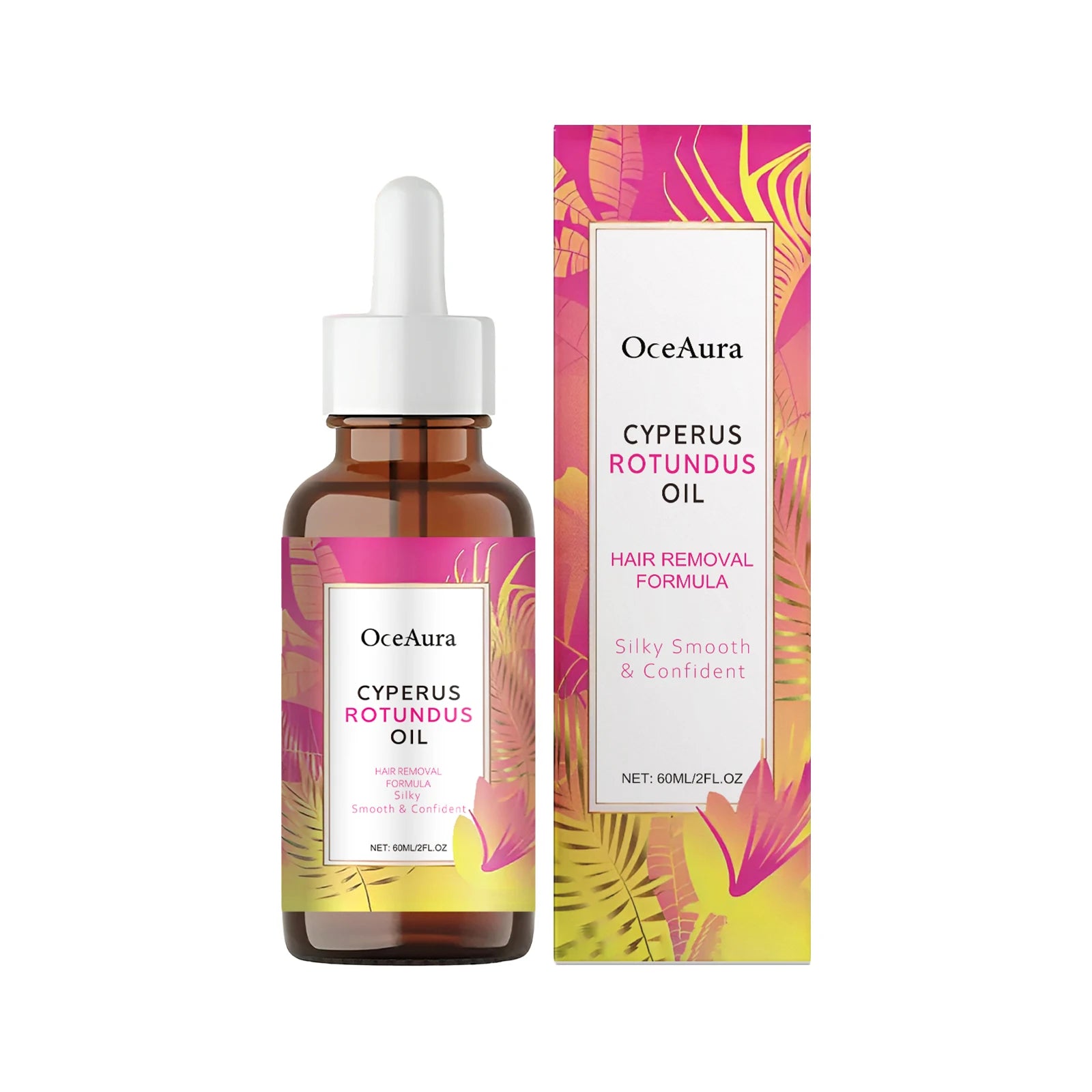 Oceaura Hair Removal Care Oil Moisturizing Gentle Remove Hair Smoothing Pore Shrink Nourishing Non-irritating Mild for Skin Care