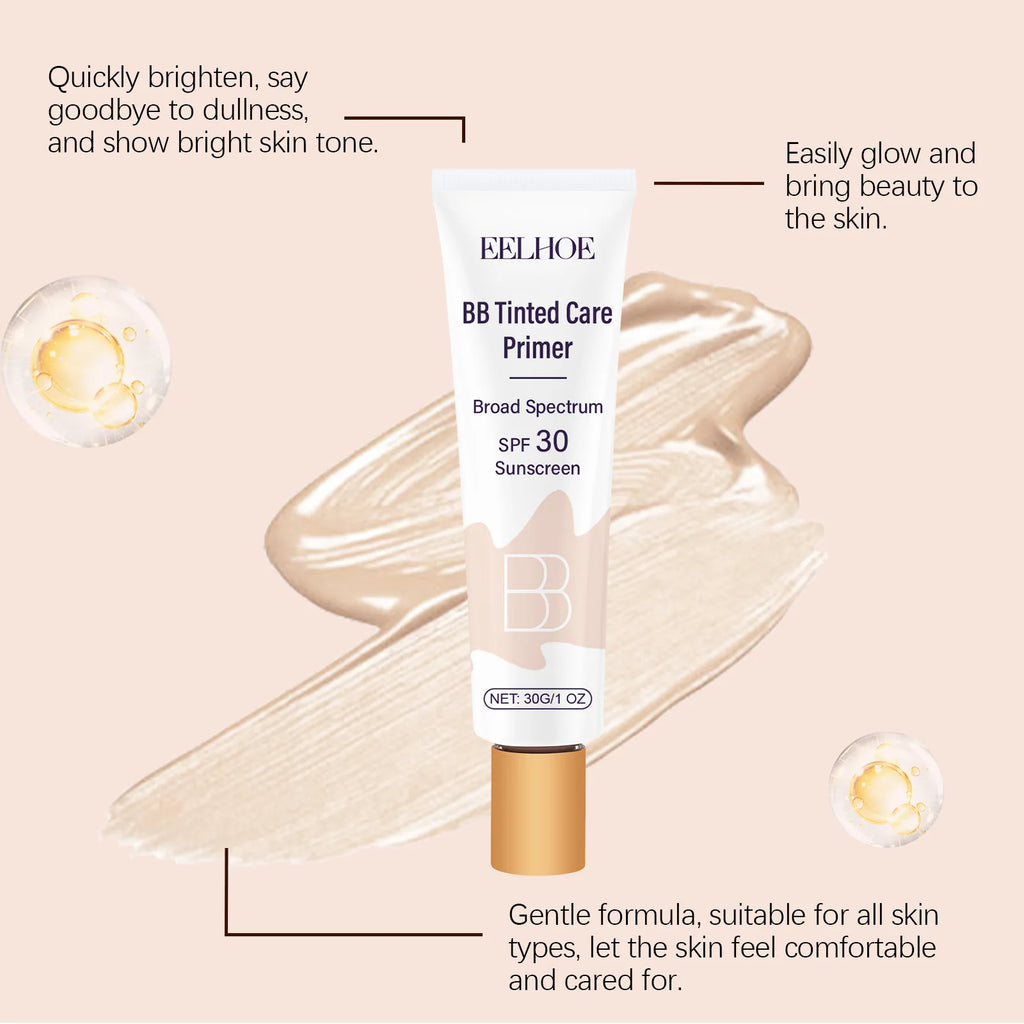 BB Cream, facial makeup, hydrating and moisturizing, daily primer, lightweight texture, fits naturally, beauty cream