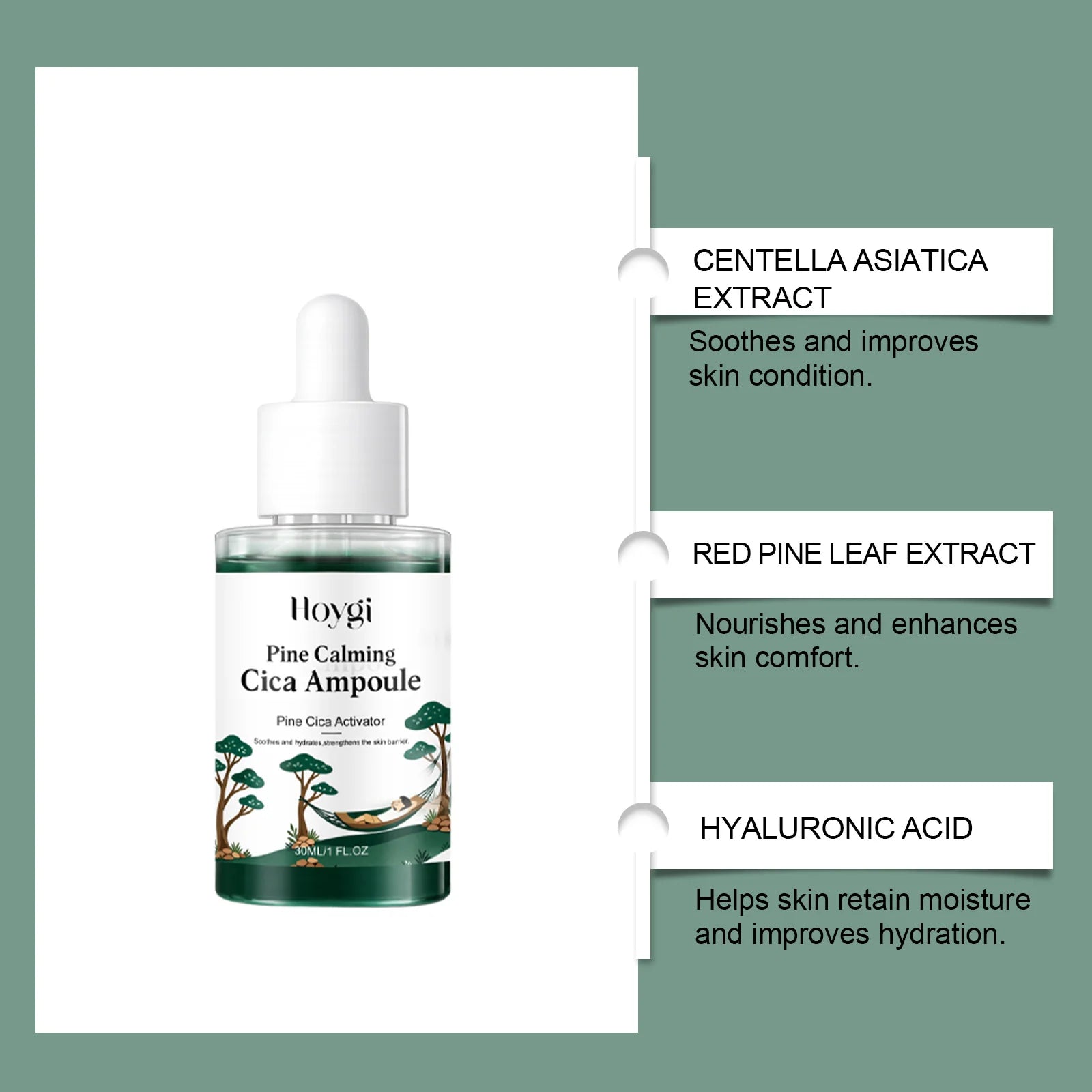 Centella Asiatica Essence Gentle Moisturizing Care, Keeps the Face Hydrated and Radiant, Replenishes Moisture and Smooths the Sk