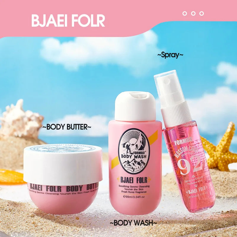 Formbo 3-in-1 Fragrance Lotion Set! Plant-Derived Fragrance That's Not Overpowering, Shea Butter Body Lotion That Won'T Cause Skin Irritation, 8-Hour Fragrance That Creates a'False Body Scent' for You, One Bottle That Provide