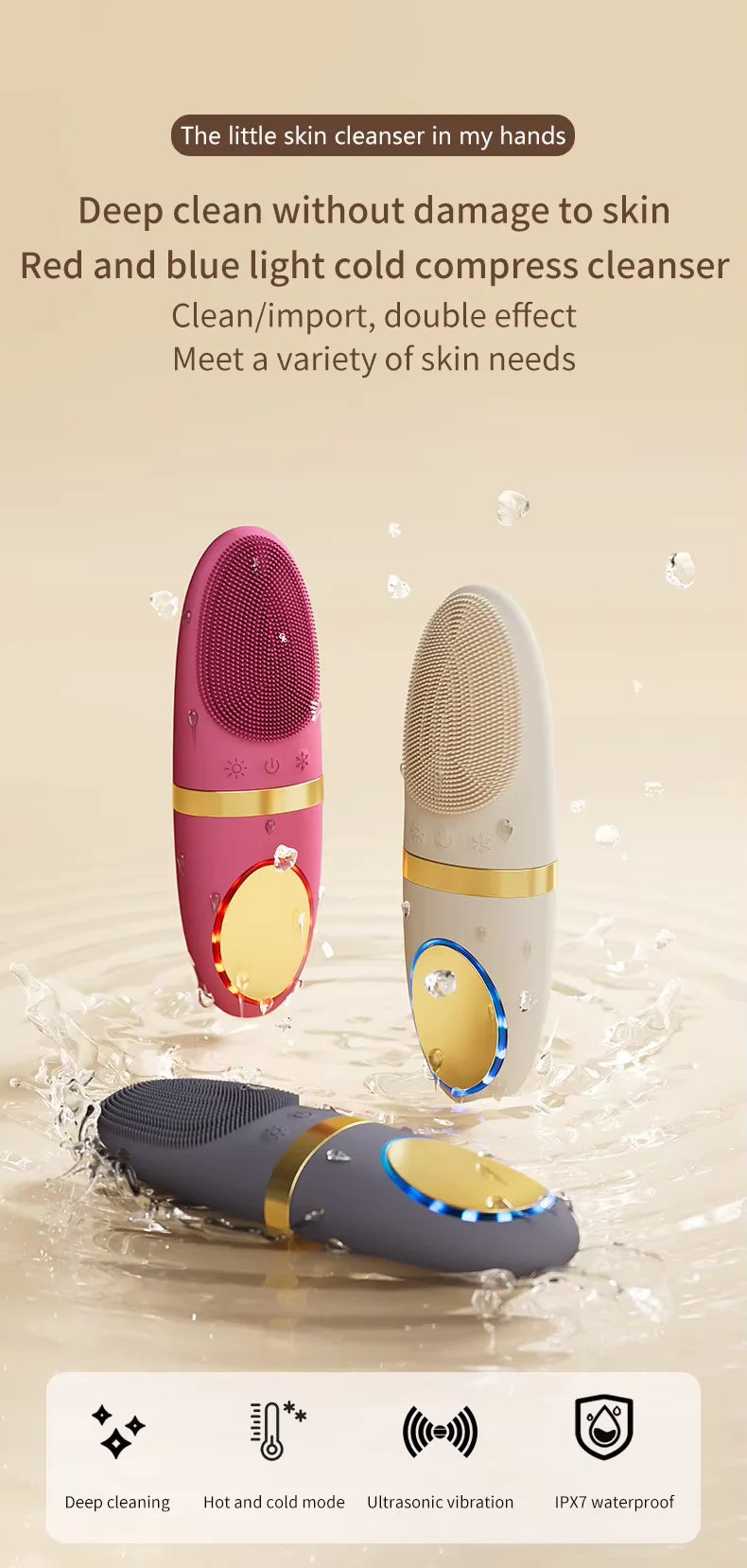 Beauty Equipment Facial Cleansing Brush Skin Care Tool
