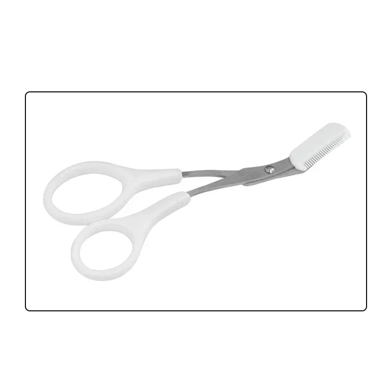 Eyebrow Trimmer Scissor Beauty Products for Women Eyebrow Scissors  with Comb Stainless Steel Makeup Tools Beauty Scissors
