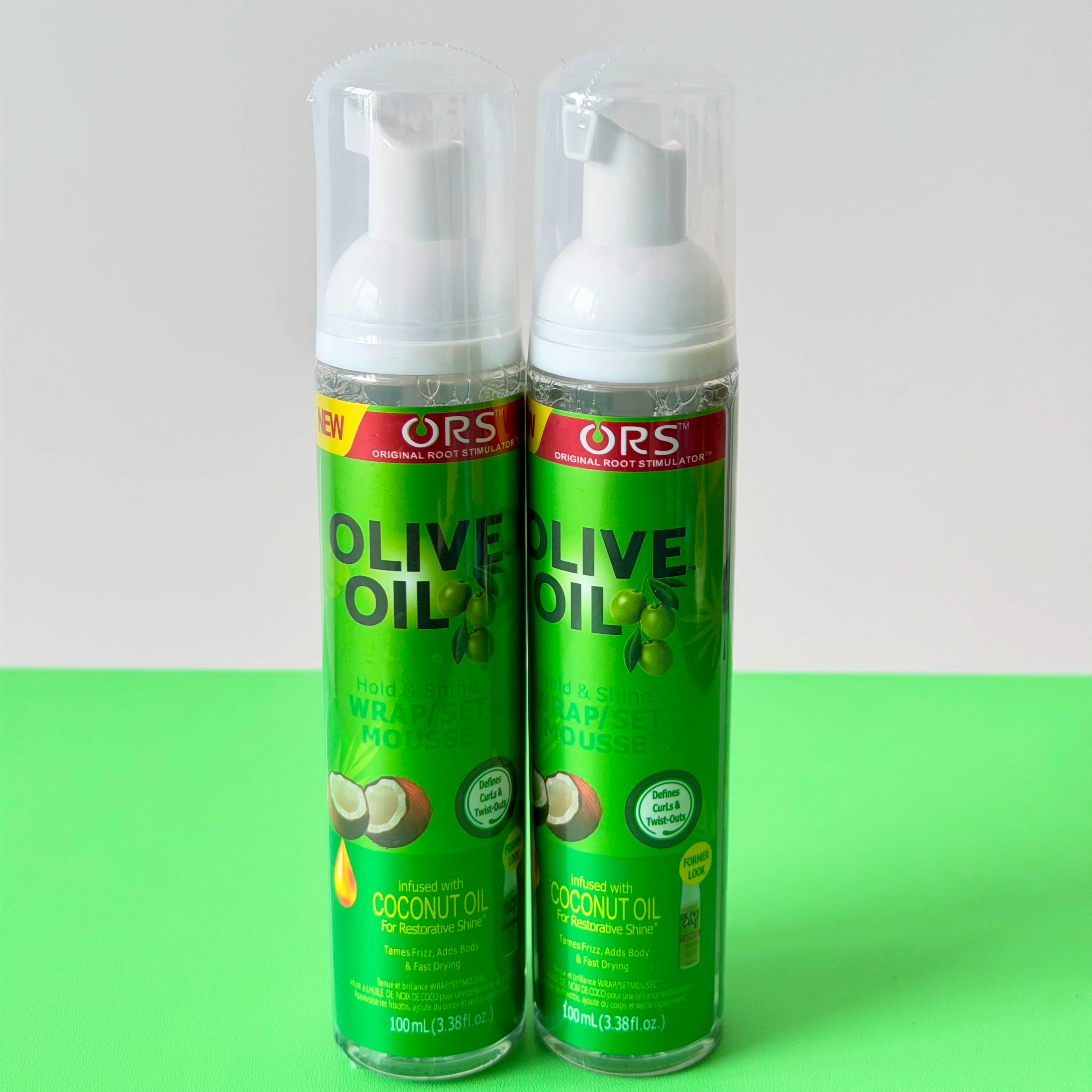Curly Hair Mousse For Wigs Strong Hold Olive Oil Hair Styling Mousse Anti-Frizz Hair Foam Mousse For Styling Hair Women Men