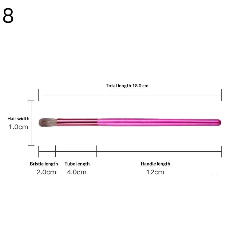 Makeup Brush - Premium Quality Cosmetic Brushes For Face And Eyes Foundation Powder BB Cream Blush