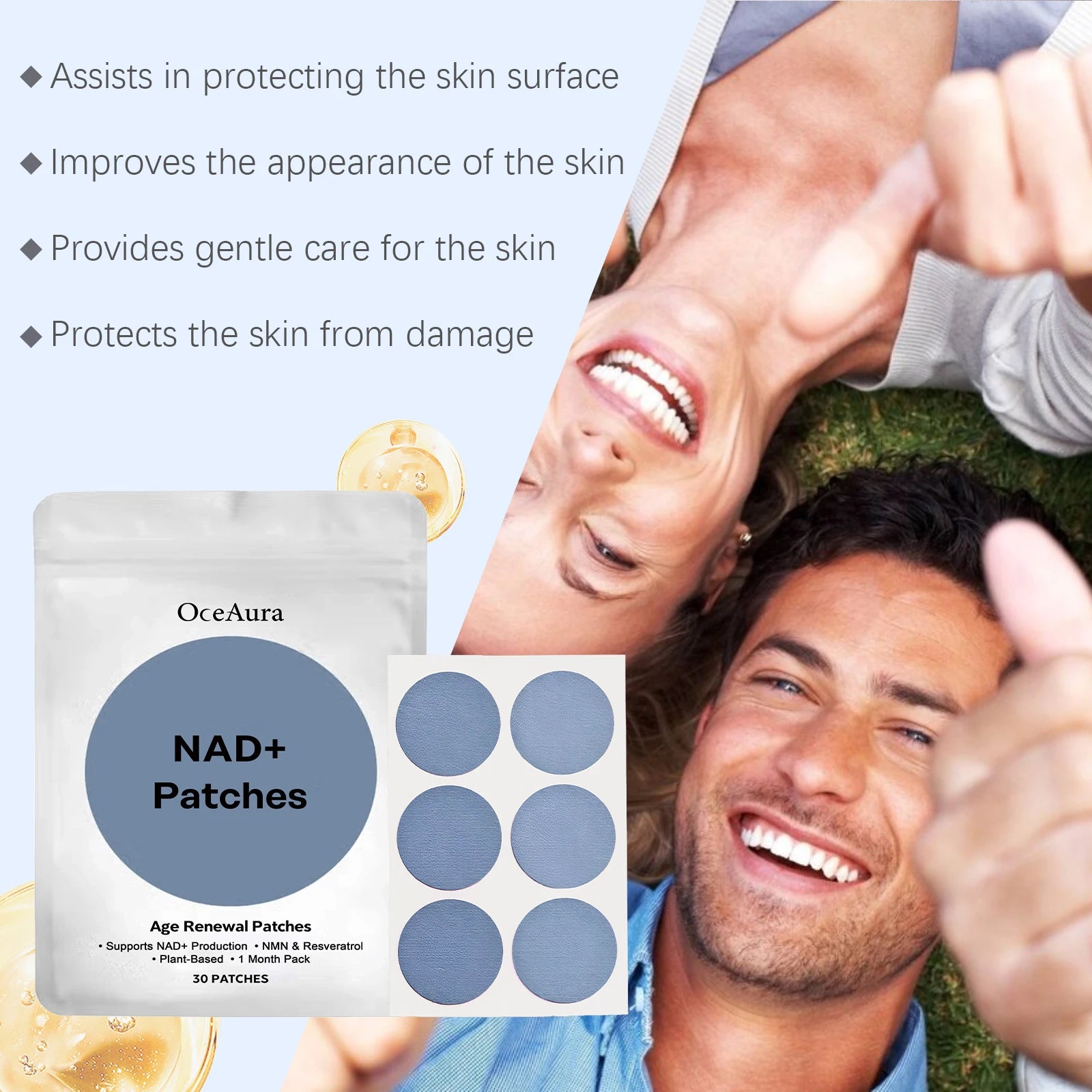 Body Care Patch Nourishes&Cares For The Skin Providing Comfort Enhancing Youthful Vitality&Gently Skin Smoothing Portable Patch