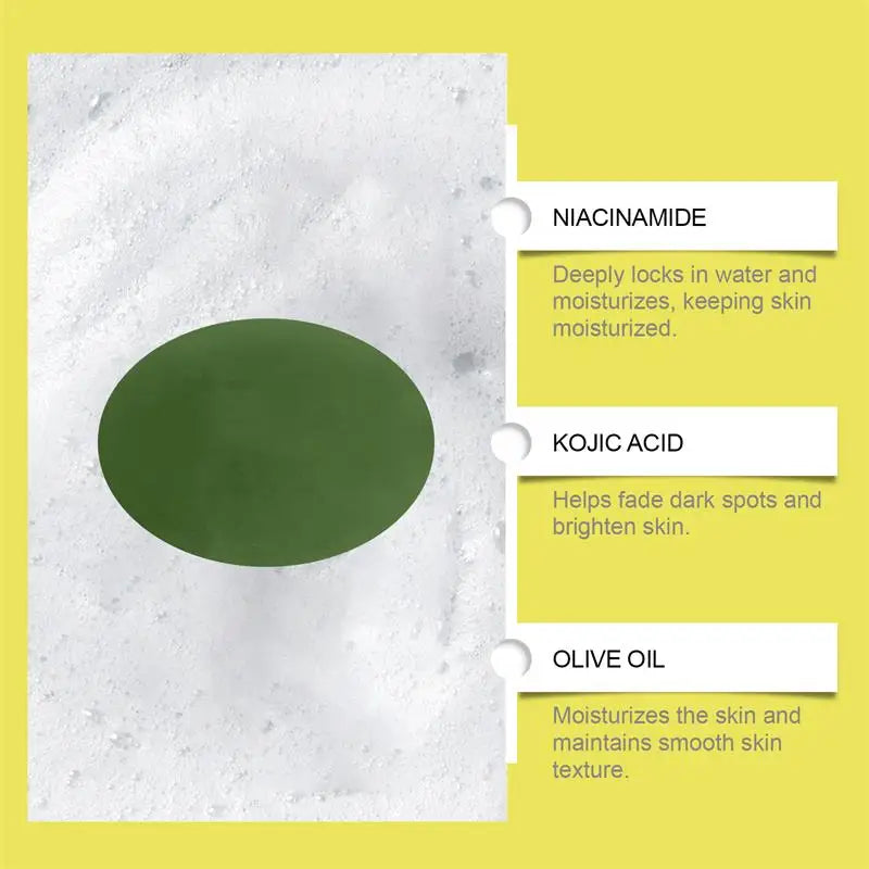 Gentle Cleansing Brightening Soap Nourishes Dry Skin Leaves Skin Radiant & Hydrated Natural Mild Soap Bar For All Skin Types
