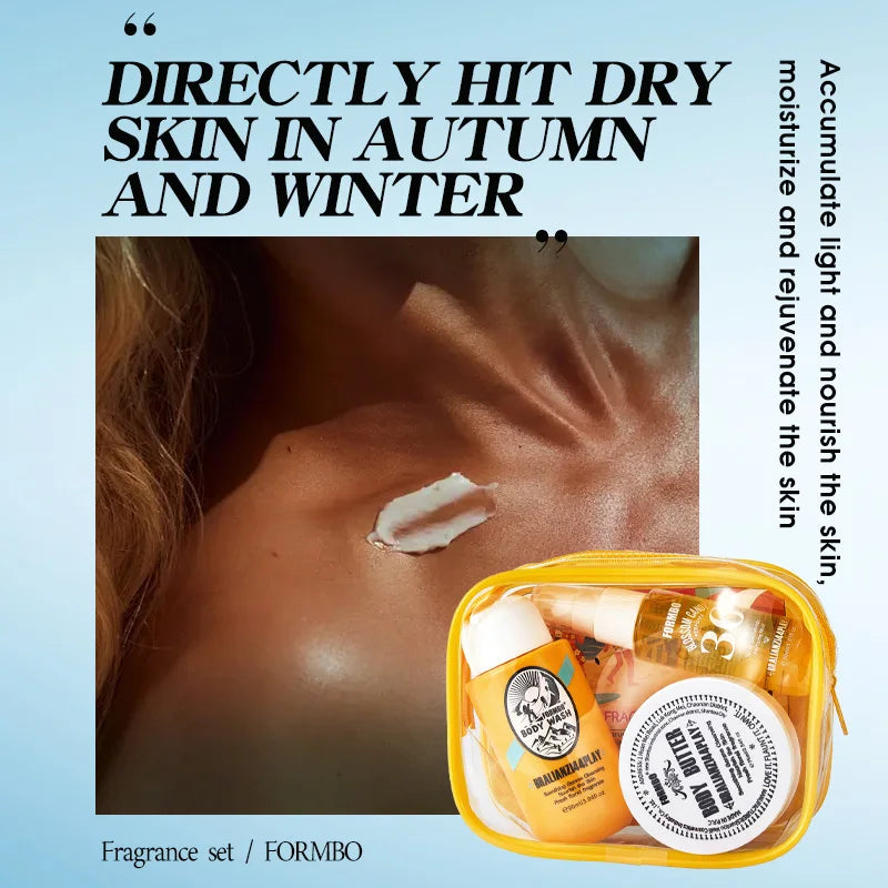 Formbo 3-in-1 Fragrance Lotion Set! Plant-Derived Fragrance That's Not Overpowering, Shea Butter Body Lotion That Won'T Cause Skin Irritation, 8-Hour Fragrance That Creates a'False Body Scent' for You, One Bottle That Provide
