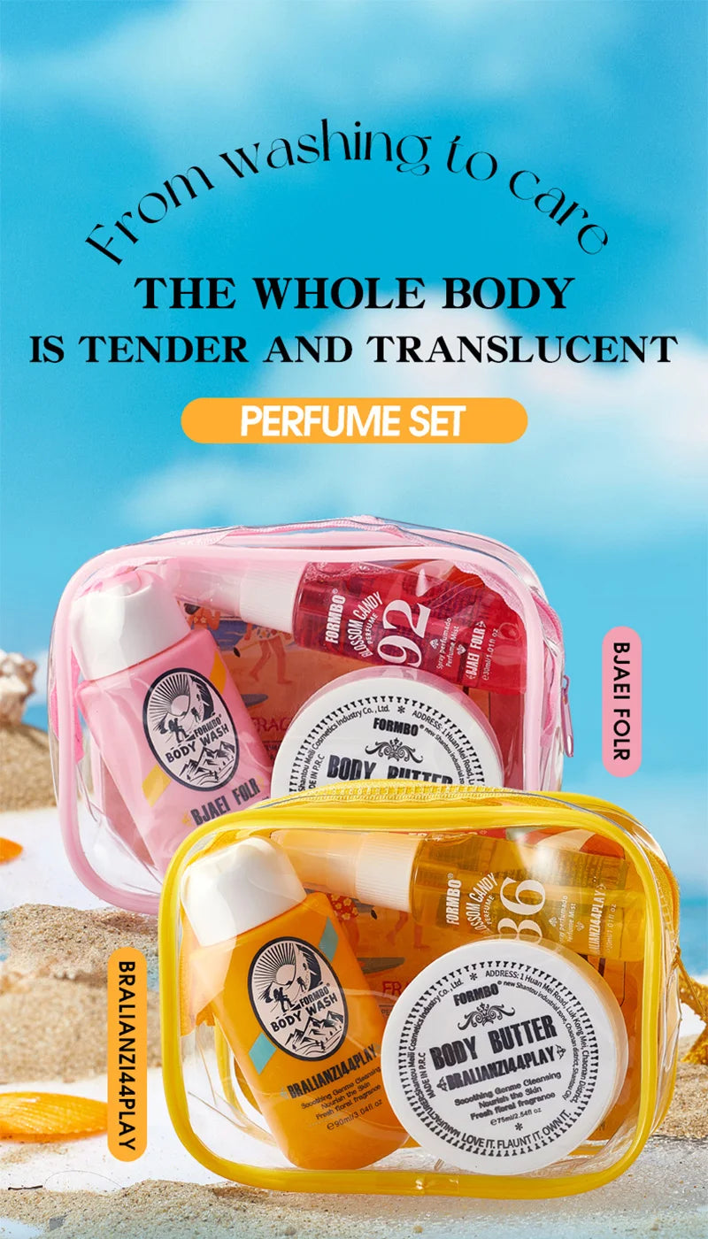 Formbo 3-in-1 Fragrance Lotion Set! Plant-Derived Fragrance That's Not Overpowering, Shea Butter Body Lotion That Won'T Cause Skin Irritation, 8-Hour Fragrance That Creates a'False Body Scent' for You, One Bottle That Provide