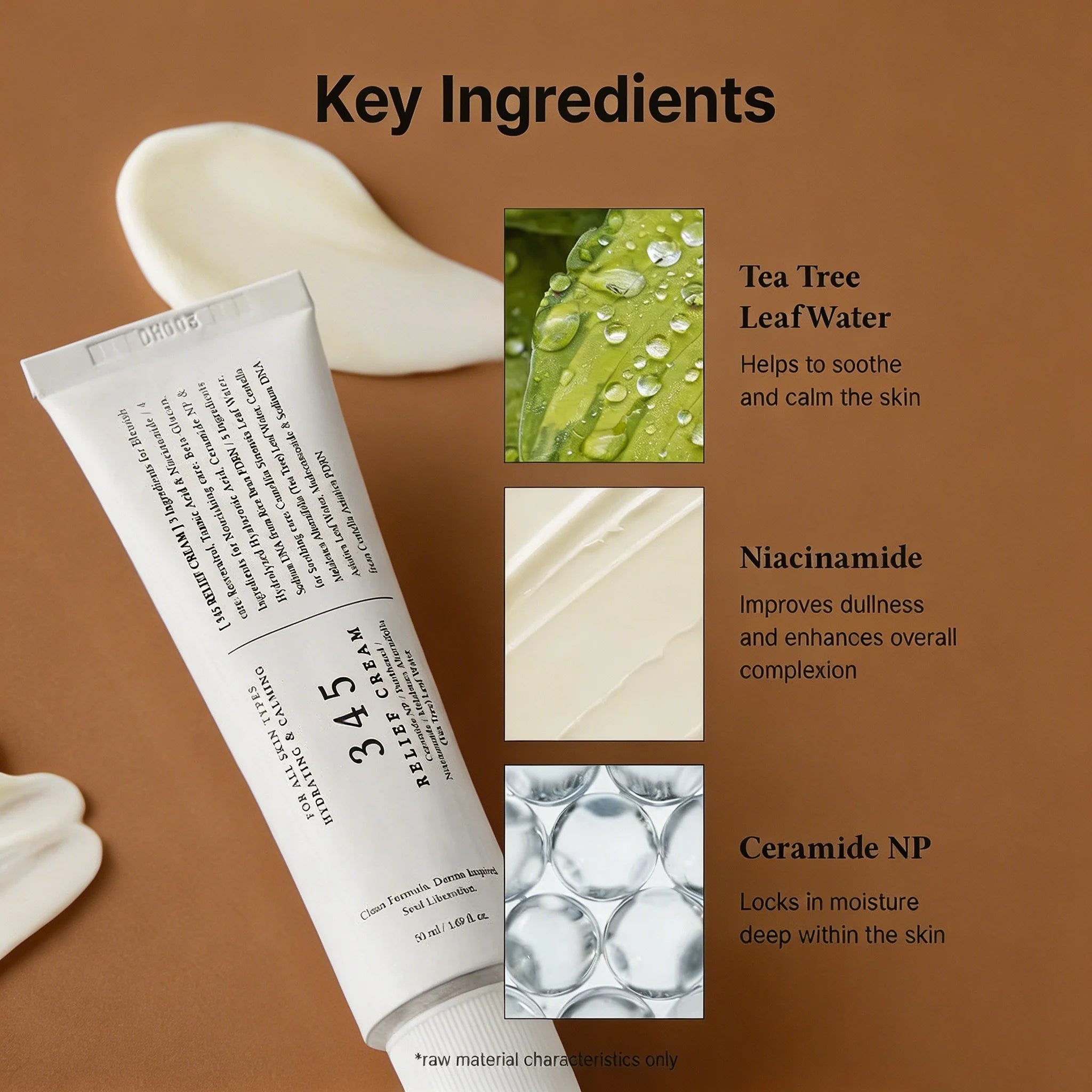 345 Gentle Daily Face Cream Lightweight Hydrating Soothing Moisturizer Non-Greasy Skin Care For Sensitive Skin