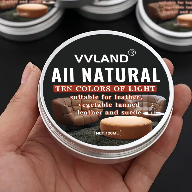 120ml Leather Care Cream - Nourishing Conditioner Balm to Restore, Shine and Protect All Types of Leather Goods