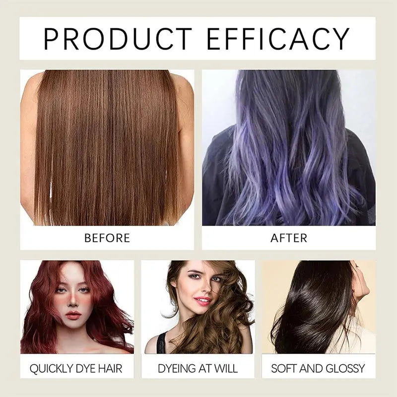 200ml Hair Dye Shampoo Oil Control Nourishing Hair Care Products Make Your Hair Shining And Charming