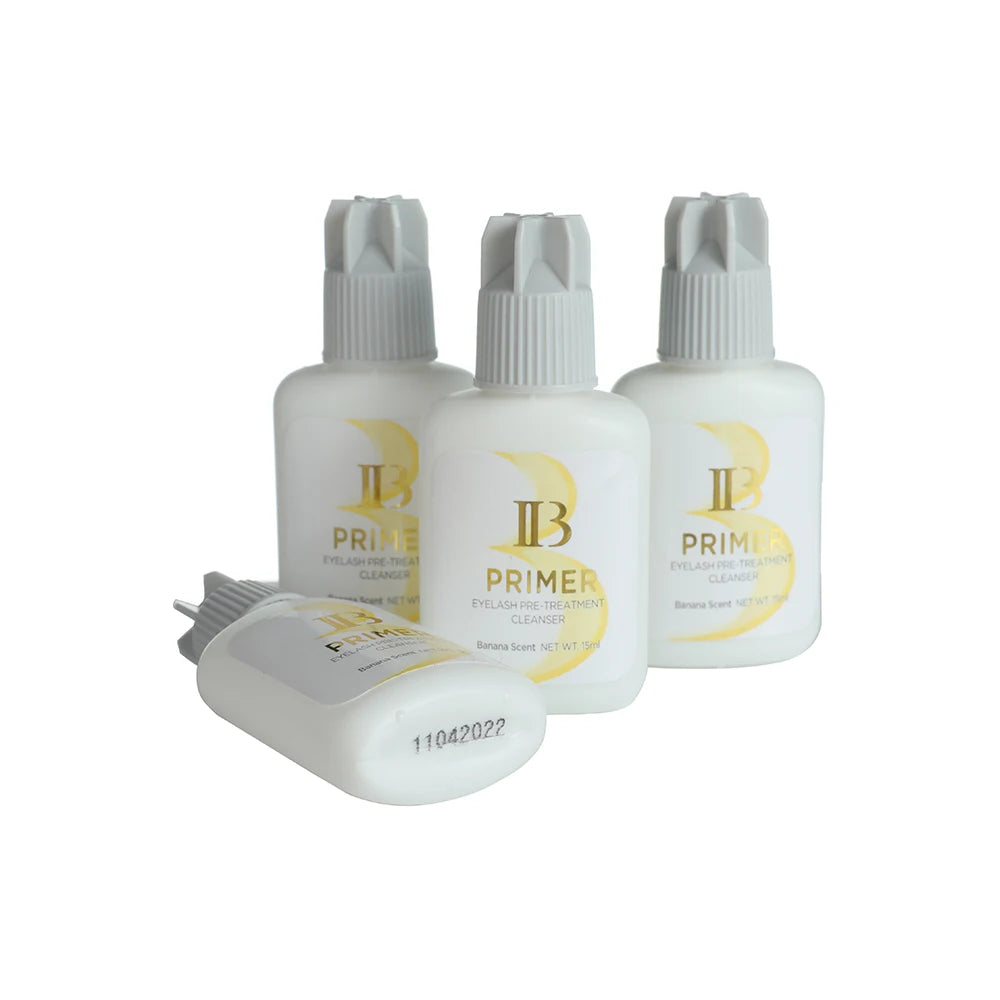 I Beauty Primer Collect Super Bonder Fixing Agent Eyelash Extension Clear Primer Cleanser ib Banana Rose Scent