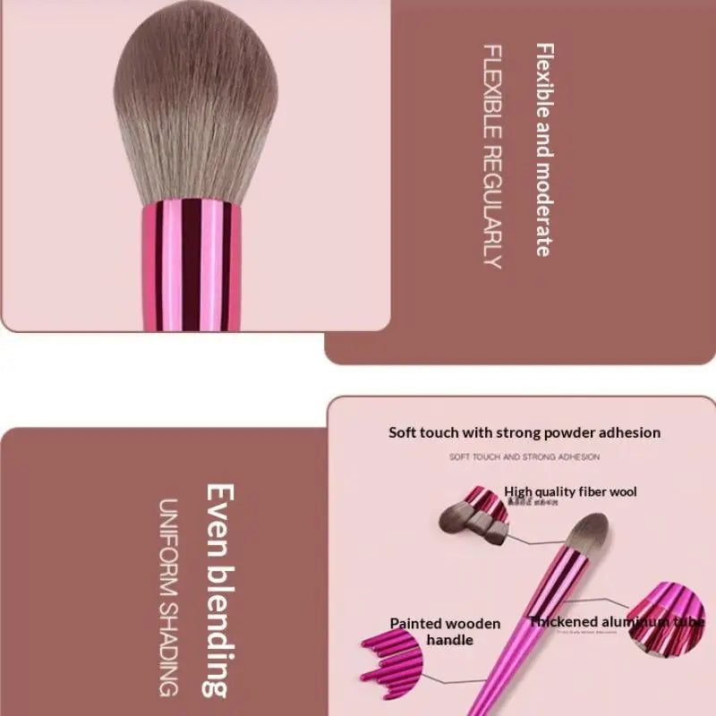 Makeup Brush - Premium Quality Cosmetic Brushes For Face And Eyes Foundation Powder BB Cream Blush
