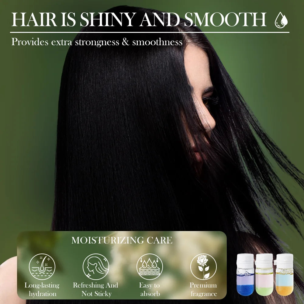 Portable Moisturizing Fragrance Hair Care Essential Oil Set, Smooth Hair, Improve Frizz-Free Hair Care Essential Oil