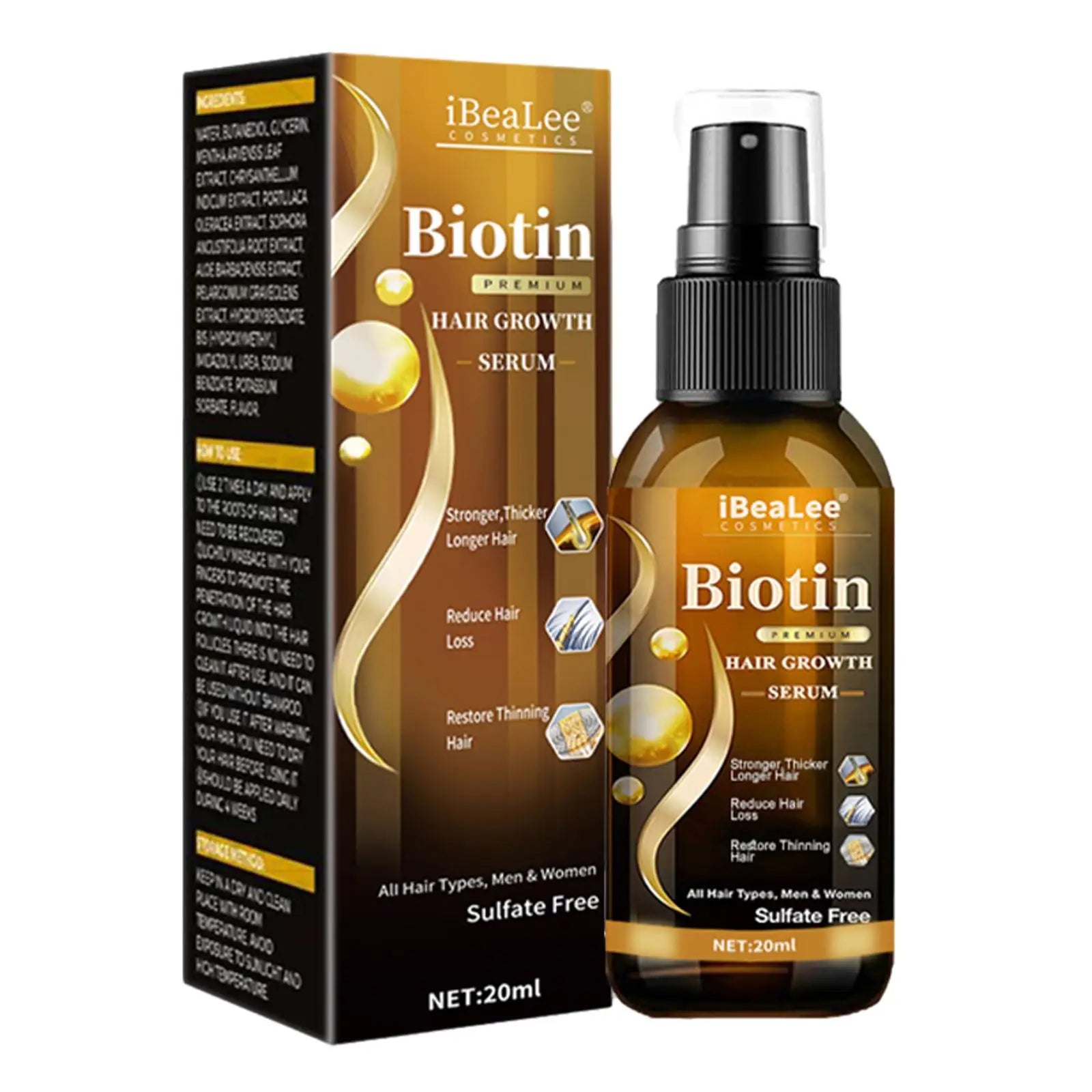 Hair Thickening Care Products Scalp Repair Hair Thicken Conditioner Beard Thickening Care Oil Serum Professional Hair Care