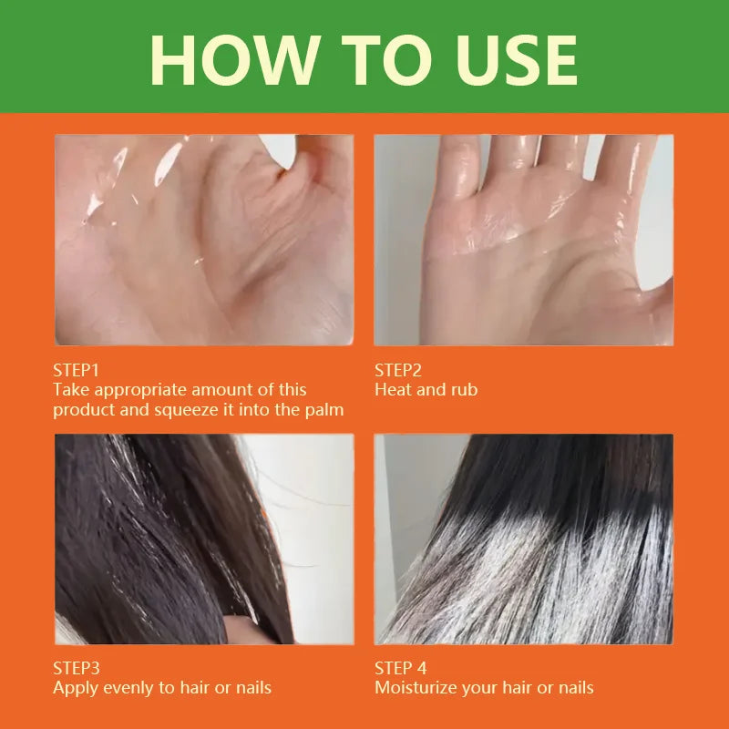 100ml Batana Hair Care Oil, plant-based formula, collagen repairs damaged hair, smooth and nourishing hair care oil