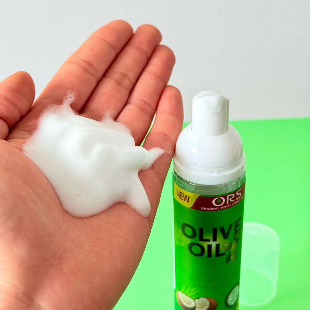 Curly Hair Mousse For Wigs Strong Hold Olive Oil Hair Styling Mousse Anti-Frizz Hair Foam Mousse For Styling Hair Women Men
