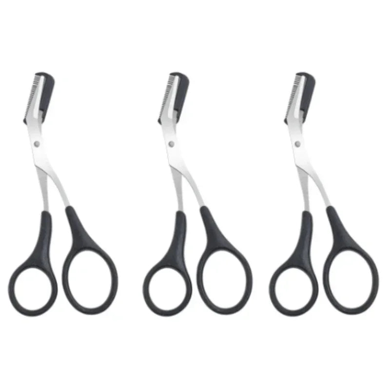 Eyebrow Trimmer Scissor Beauty Products for Women Eyebrow Scissors  with Comb Stainless Steel Makeup Tools Beauty Scissors