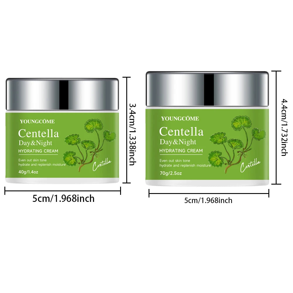 Centella Asiatica Hydrating Moisturizer - Soothing Face Cream for Even Skin Tone, Daily Hydration & Antioxidant Protection