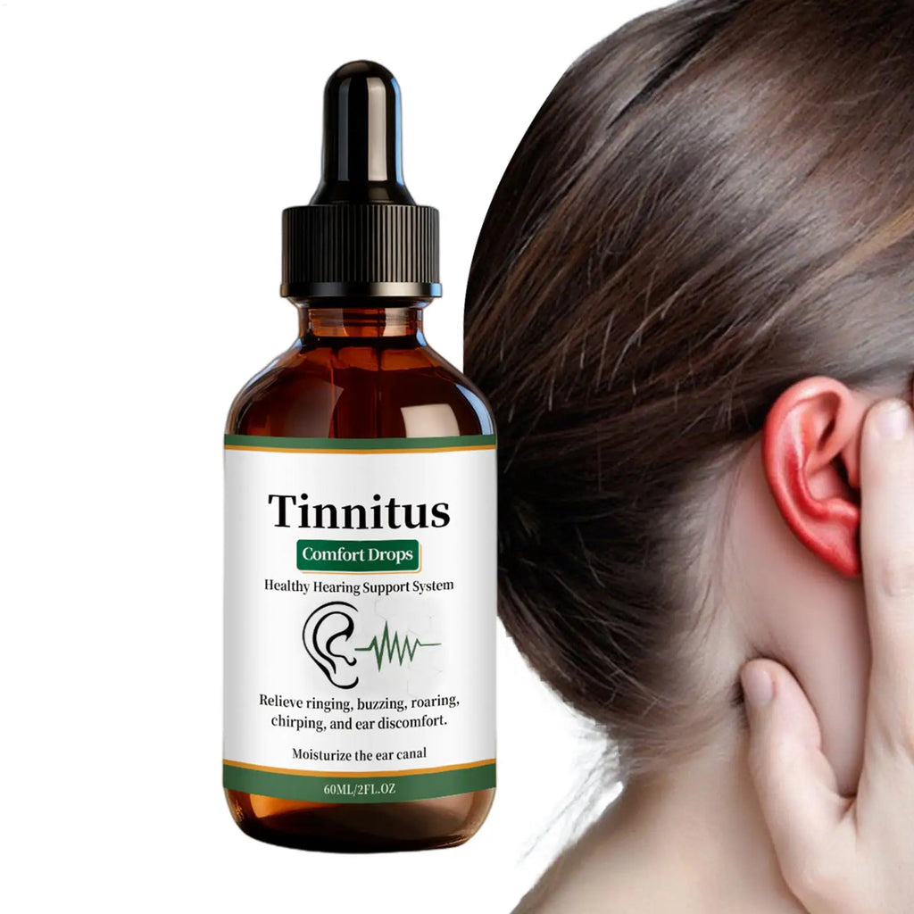 Ear Care Drops 60ml Moisturizing Soothing Solution Health Supplements for Women Men Adults Outdoor Activities Before Sleeping